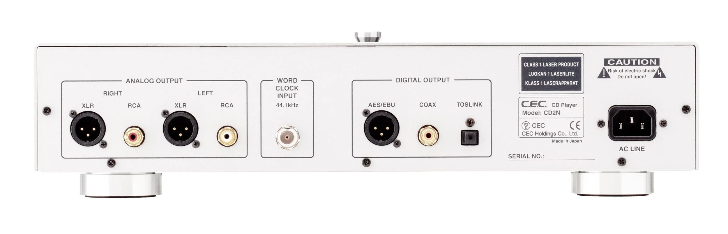 C.E.C. CD 2N Belt-Drive CD Player | C.E.C. CD Players at Walden